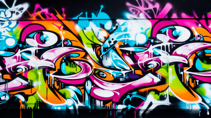 Cool graffiti on the wall