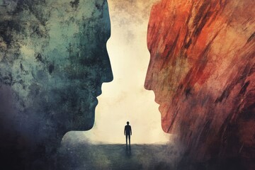 illustration of overcoming your fear 