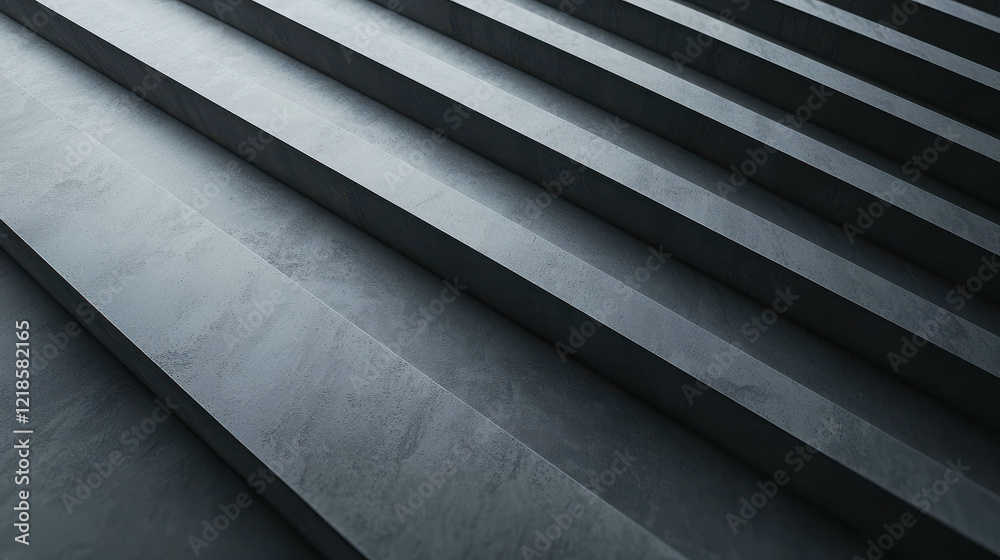 Poster clean geometric design featuring series of thin parallel lines on a textured surface