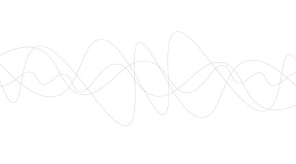 Wave of the many colored lines Abstract wavy stripes on a white background isolated Creative line art Vector illustration EPS 10 Design elements created using the Blend Tool Curved smooth tape.