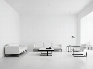 Sleek and Minimalist Furniture House Captured Through a Series of Abstract Photographs, Using White Background to Highlight Clean Lines and Design Simplicity