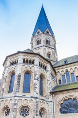 Obraz premium Towers of the historic Munster church in Bonn, Germany