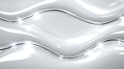 Abstract White Wave Abstract Background Design