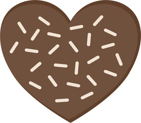 Valentine Chocolate Biscuits Heart Shape 