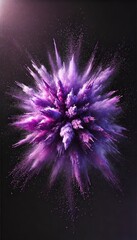 Holly coloured powder explosion for colour party