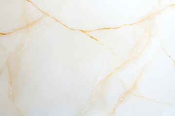 Elegant white marble surface with delicate golden veins creating