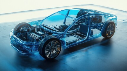 Electric Vehicle: Futuristic Design and Engineering