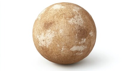 coconut, isolated on white background, full depth of field, clipping path