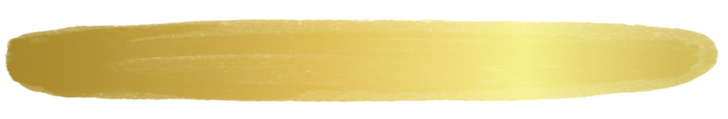 Gold brush watercolor ink stroke label, Editable isolated background