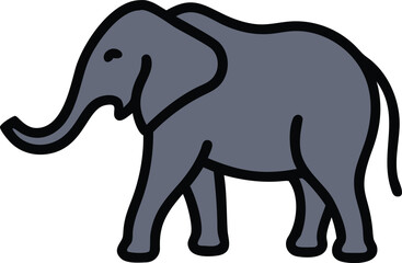 elephant silhouette design image new style