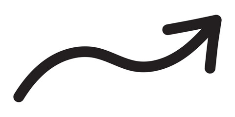 Set of Hand drawn vector arrows doodle on white background. Hand drawn brush vector arrows. Hand drawn organic arrow set. Hand drawn arrow vector icons set. sketch arrow