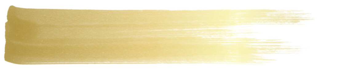 Gold brush watercolor ink stroke label, Editable isolated background