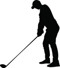 golf silhouette