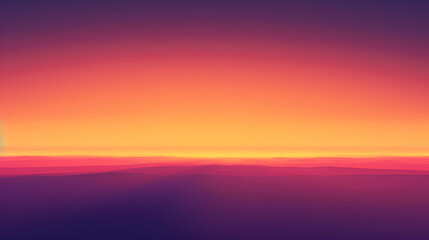 Fototapeta premium A smooth gradient blending warm sunset colors, generative ai
