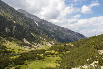 Fototapeta premium Pirin Mountain around Banderitsa River, Bulgaria