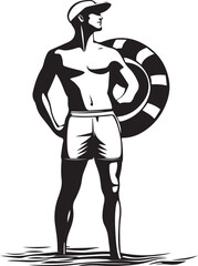 illustration of a person in a swimsuit