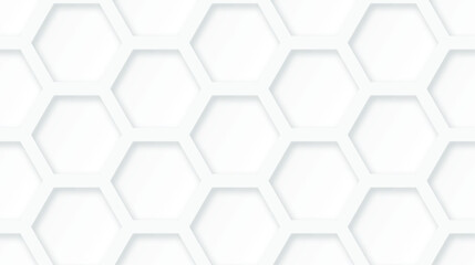 Seamless Hexagon Deboss Pattern background vector