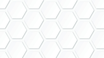 Seamless Hexagon Emboss Pattern background vector