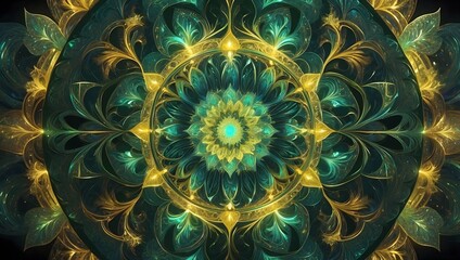 Leuchtendes Mandala - Inspiration - Licht - Intensit&auml;t