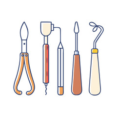 artisan tools icon, artisan tools vector illustration-simple illustration of artisan tools, perfect for artisan tools logos and icons