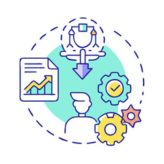skill development icon, skill development vector illustration-simple illustration of skill development, perfect for skill development logos and icons