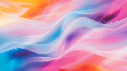 Fototapeta premium Abstract blurred gradient background in bright colors, generative ai