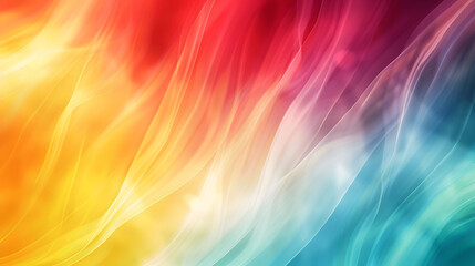 Abstract blurred gradient background in bright colors, generative ai