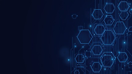 Obraz premium abstract technology background with code