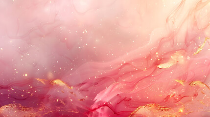 Fototapeta premium Abstract liquid ink painting background in soft pink hues, generative ai