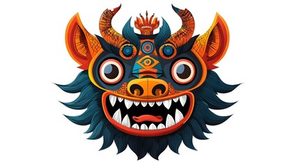 olorful Creature,Mythical Beast,Fantasy Monster,Happy Monster,Friendly Monster