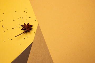 Paper, cardboard, coffee color, brown yellow, overlay, gradient, patchwork, background, template