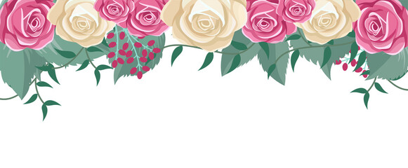 bouquet of roses illustration