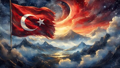 Türk Bayrağı'nın Dalgalandığı Cennet Köşeleri