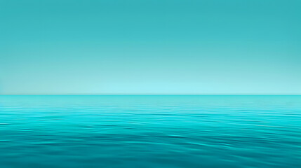 Obraz premium Abstract teal blue gradient background, generative ai