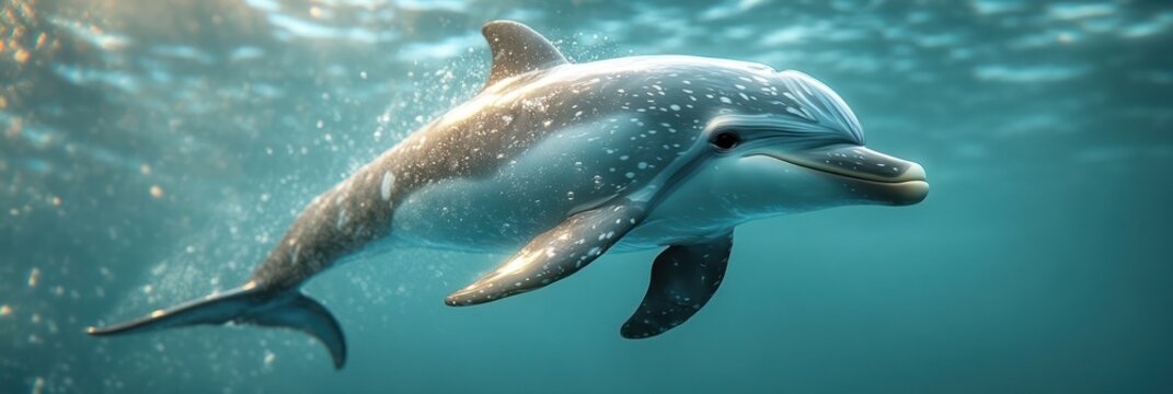 Stunning Attu Dolphin Underwater Paradise
