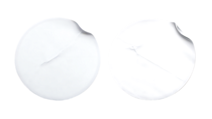 Adhesive Stickers - PNG. Adhesive Stickers on Transparent Background. Blank white round paper sticker label isolated. Adhesive Stickers Set
