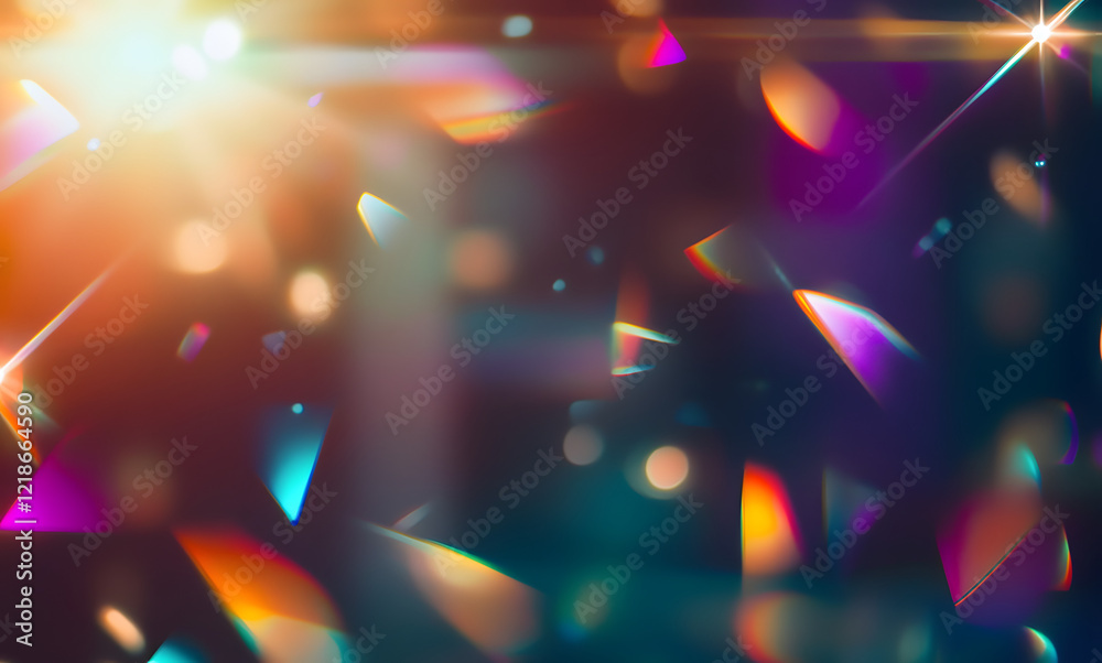 Wall mural defocused abstract retro film analog effect for using over photos as overlay or screen filter. vecto