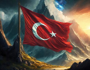 Türk Bayrağı'nın Dalgalandığı Cennet Köşeleri