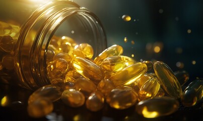 gold christmas balls