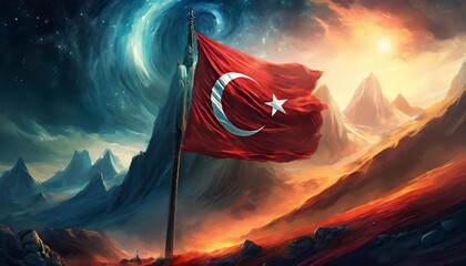 Türk Bayrağı'nın Dalgalandığı Cennet Köşeleri