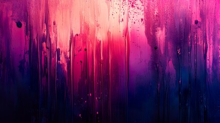 Abstract Watercolor Style Background Blue Green and Purple Splashes