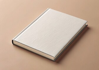 Fototapeta premium Elegant Matte Finish Book Cover Mockup for Stylish Presentations and Design Showcases