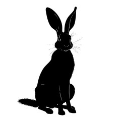 Rabbit silhouette