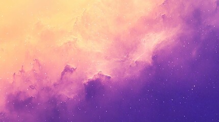 Naklejka premium An expansive cosmic palette of radiant violet gradients dissolving into vibrant peach