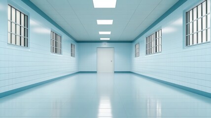 A stunning 3D rendering of a white abstract sculpture set against a minimalist background.