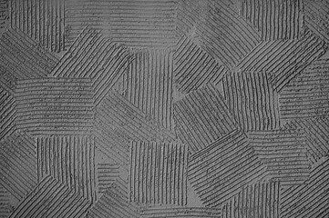 gray decorative plaster on the wall close-up
