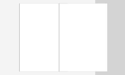 Blank resume paper for cv and portfolio mockup, top view of resume mockup. High resolution mockup photo.