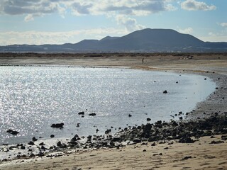 beach in the morning