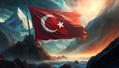 Türk Bayrağı'nın Dalgalandığı Cennet Köşeleri
