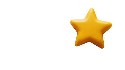 Star rating on transparent background
